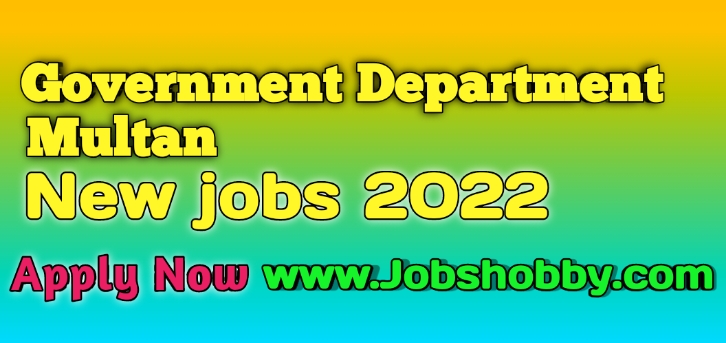 New government jobs in Multan 2022 by www.jobshobby.com